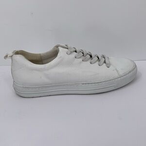 Paul Green Ajay sport sneakers trainers white leather shoe staining women 10.5